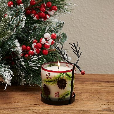 Studio 66 Woodland Rudy Votive Candle with Decorative Holder