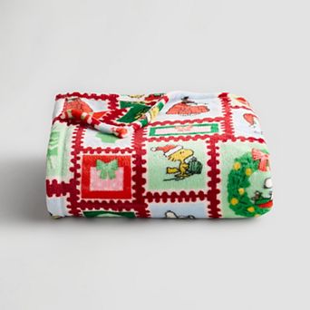 The Big One® Peanuts Snoopy Christmas Plush Throw Blanket