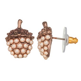 Napier Acorn Stud Earrings