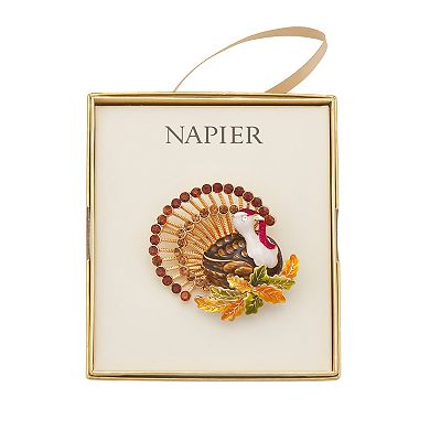 Napier Gold Tone Elevated Turkey Pin