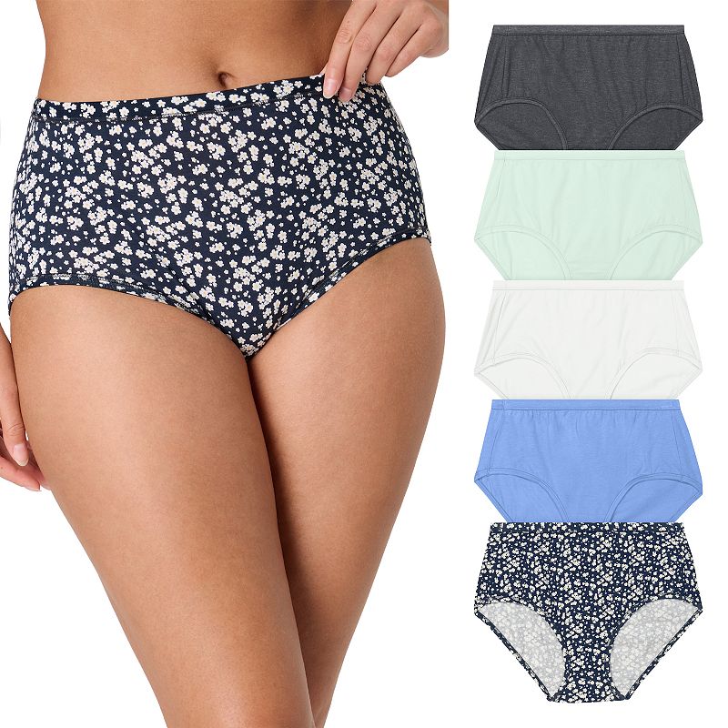 Women's Hanes® 5-Pack ComfortSoft Briefs 40W5CS, 