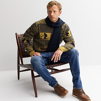 Men's Sonoma Goods For Life® Fairisle Patchwork Crew