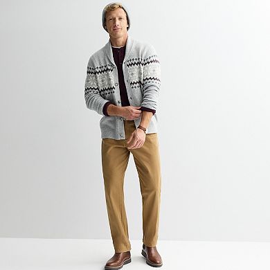 Men's Sonoma Goods For Life® Fairisle Cardigan Sweater