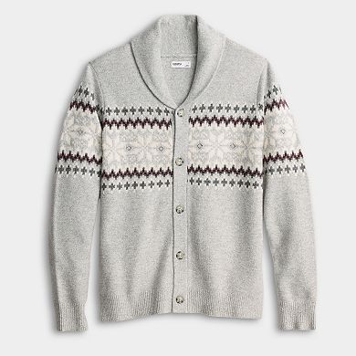 Men's Sonoma Goods For Life® Fairisle Cardigan Sweater