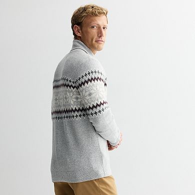Men's Sonoma Goods For Life® Fairisle Cardigan Sweater