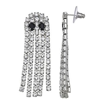 Simply Vera Vera Wang Rhinestone Waterfall Earrings