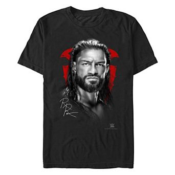 Men's WWE Mean Roman Portrait Graphic Tee