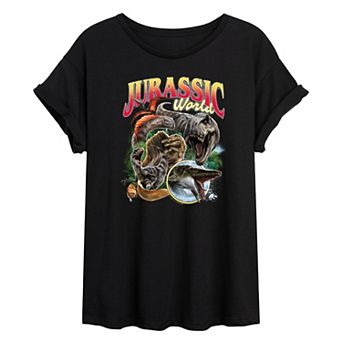 Juniors' Jurassic World Rebirth Oversized Tee