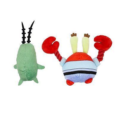 Nickelodeon Mr. Krabs and Plankton 2-pk. Plush Dog Toy