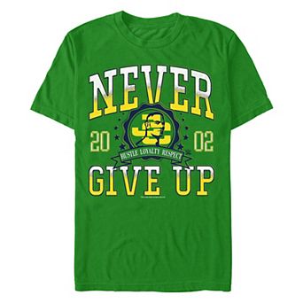 Men's WWE John Cena Academy Never Give Up Graphic Tee