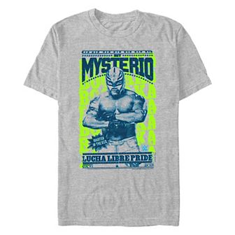 Men's WWE Lucha Libre Mysterio Poster Graphic Tee