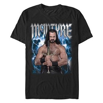 Men's WWE McIntyre Lightning Poster Graphic Tee