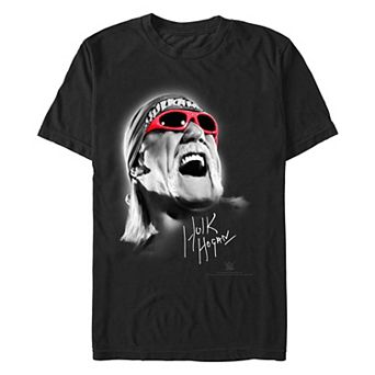 Men's WWE Hulk Hogan Portrait Graphic Tee