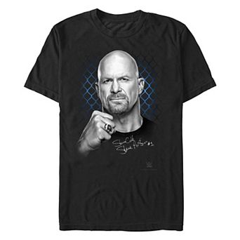 Men's WWE Stone Cold Portrait Graphic Tee