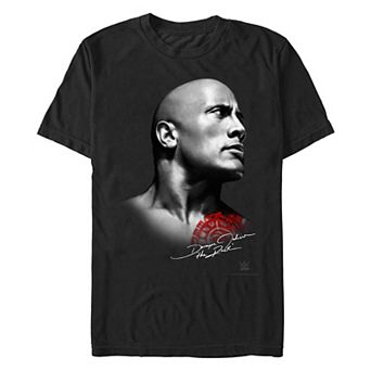 Men's WWE The Rock Portrait Graphic Tee