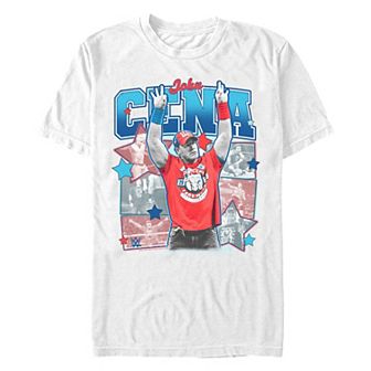 Men's WWE John Cena Americana Poster Graphic Tee