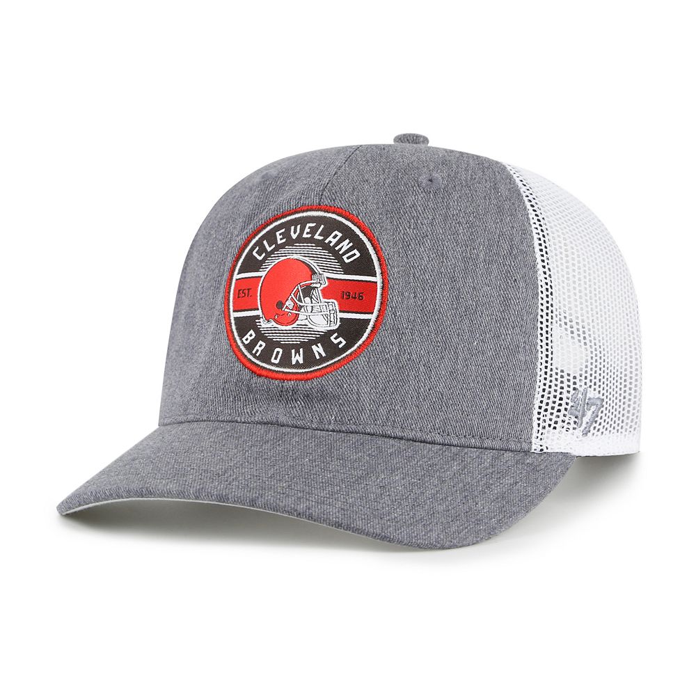 Men's Cleveland Browns Hash Mark '47 Brand Trucker Cap