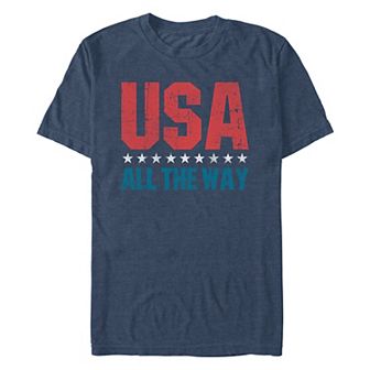 Men's USA All The Way Americana Graphic Tee