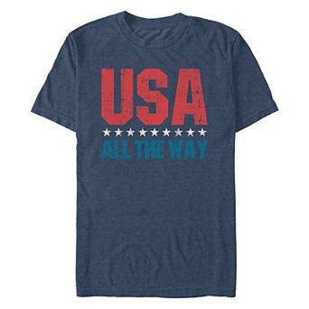 Men's USA All The Way Americana Graphic Tee