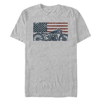 Men's USA Flag Chopper Americana Graphic Tee