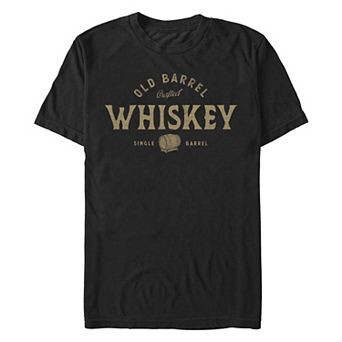 Men's Old Barrel Crafted Whiskey Single Barrel Graphic Tee