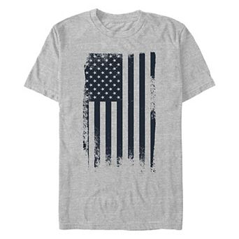 Men's USA Flag Distressed Americana Style Graphic Tee