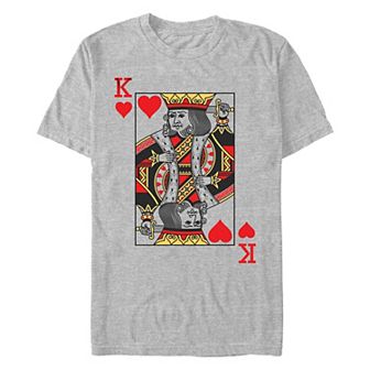 Men's King Of Hearts Card Graphic Tee