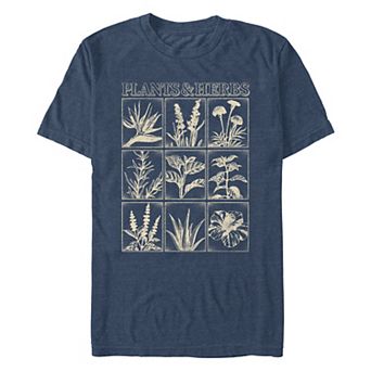 Men's Plants And Herbs Images Graphic Tee