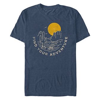 Men's Find Your Adventure Desert Scene Graphic Tee