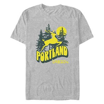 Men's Portland Oregon Forest Graphic Tee