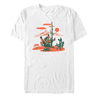 Men's Vintage Desert Scene Graphic Tee