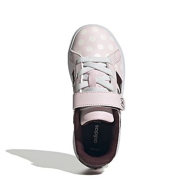 Disney's Minnie Mouse adidas Grand Court Kids Lace-Up Shoes