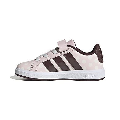 Disney's Minnie Mouse adidas Grand Court Kids Lace-Up Shoes