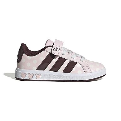 Disney's Minnie Mouse adidas Grand Court Kids Lace-Up Shoes