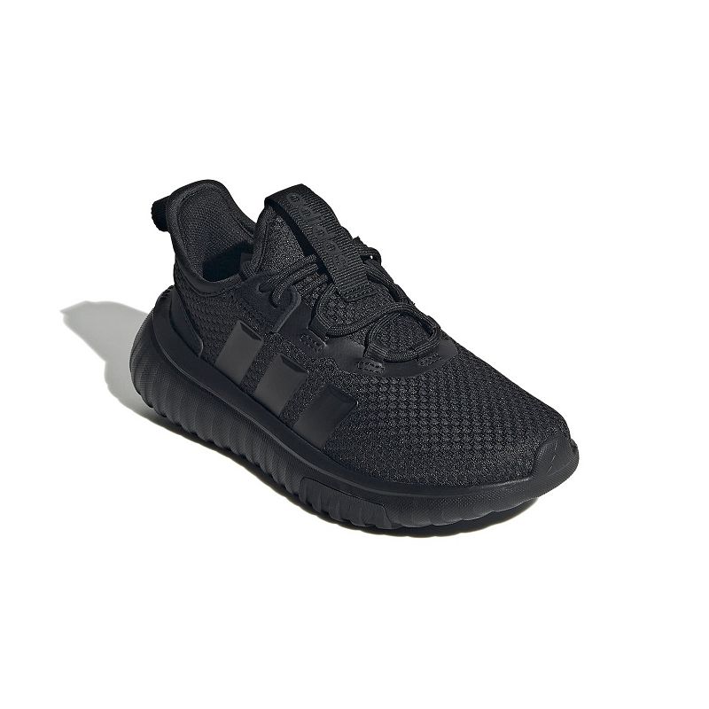 adidas Kaptir 4.0 Kids Running Shoes, Boy's, Size: 3.5, Black Black