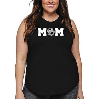 Soccer Mom - Women's Plus Size Word Art Tank Top