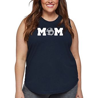 Soccer Mom - Women's Plus Size Word Art Tank Top