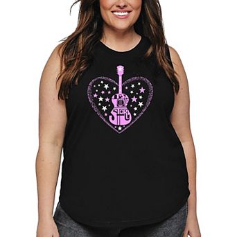 It's A Love Story - Women's Plus Size Word Art Tank Top