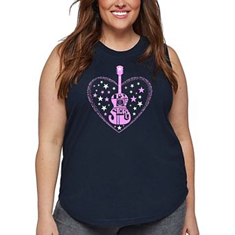 It's A Love Story - Women's Plus Size Word Art Tank Top