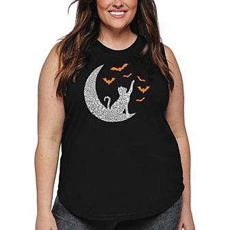Lunar Bats - Women's Plus Size Word Art Tank Top