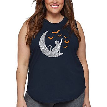 Lunar Bats - Women's Plus Size Word Art Tank Top
