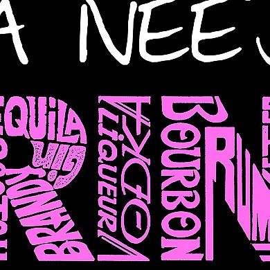 Women's Plus Size Word Art Tank Top - Mama Needs a Drink