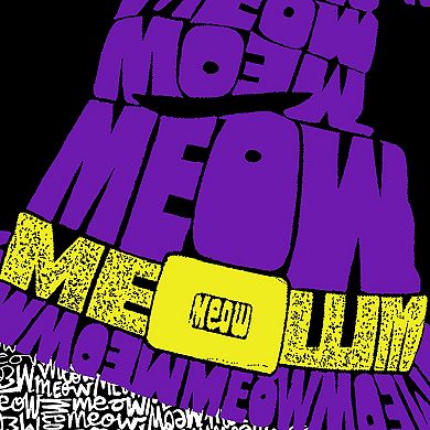 Peeking Witch Cat - Women's Plus Size Word Art Tank Top