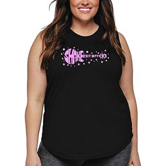 Shake it Off - Women's Plus Size Word Art Tank Top