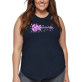 Shake it Off - Women's Plus Size Word Art Tank Top