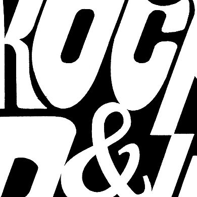 Rock And Roll Guitar - Women's Plus Size Word Art Tank Top