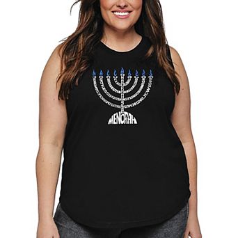 Menorah - Women's Plus Size Word Art Tank Top