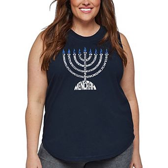 Menorah - Women's Plus Size Word Art Tank Top