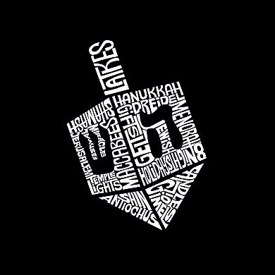 Hanukkah Dreidel - Women's Plus Size Word Art Tank Top