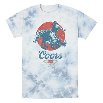 Men's Coors Beer Cowboy Stamp Bombard Wash Graphic Tee